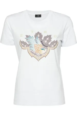 Etro Graphic-print cotton T-shirt