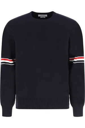 Thom Browne Milano stitch crew neck jumper