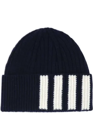 Thom Browne Cashmere ribbed-knit beanie