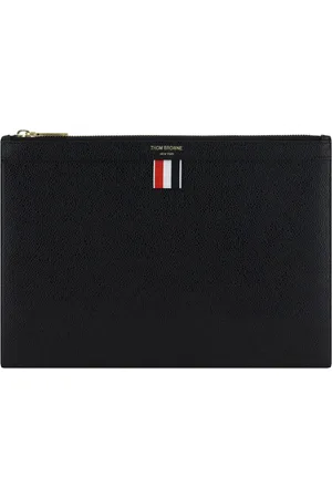Thom Browne Small leather clutch