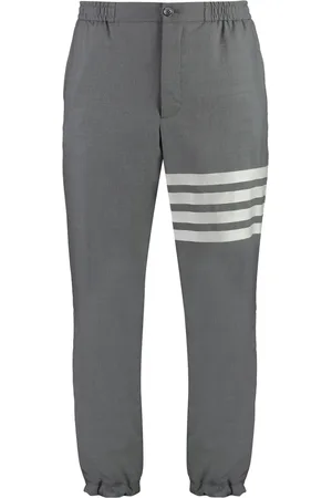 Thom Browne 4-Bar elasticated ankles trousers