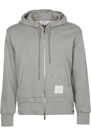 Thom Browne Stripe zip-up hoodie