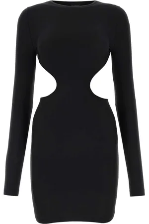 Balenciaga Cut-out long-sleeved minidress