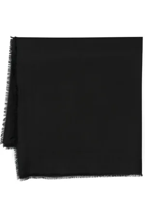 Saint Laurent Logo-jacquard scarf