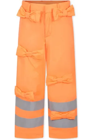 CAROLINE BOSMANS Bow-embellished straight-leg trousers