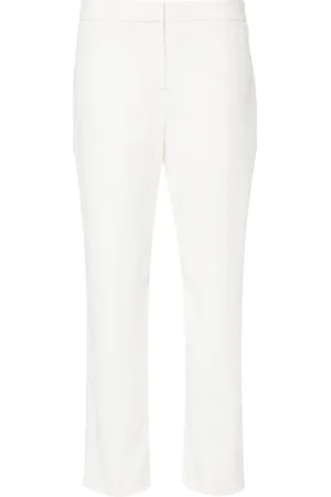 Alexander McQueen Crepe cigarette trousers
