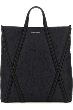 Alexander McQueen Harness Graffiti-print tote bag