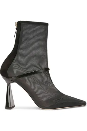 MALONE SOULIERS Pointed-toe mesh ankle boots