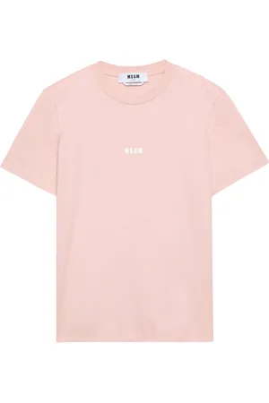 Msgm Logo-print cotton T-shirt