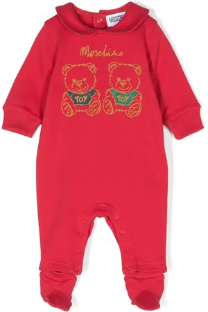 Moschino Teddy Bear-motif cotton pajamas