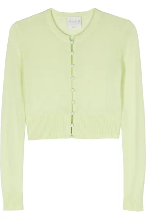 FORTE FORTE Round-neck cropped cardigan
