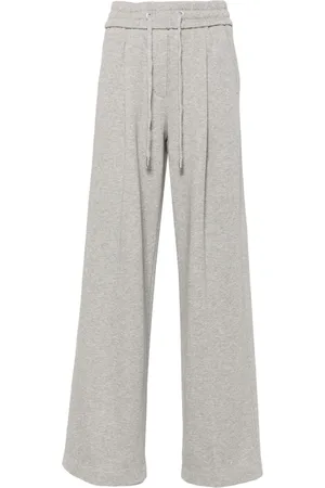 PESERICO SIGN Straight-leg jersey track pants
