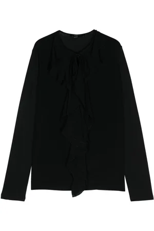 SEVENTY BY SERGIO TEGON Draped-detail blouse