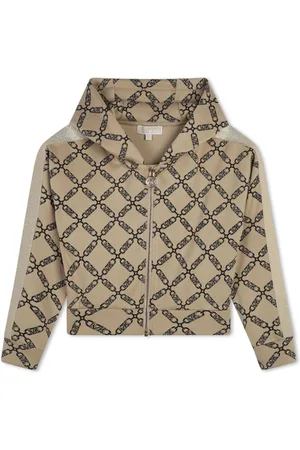 Michael Kors Empire-logo zip-up hoodie