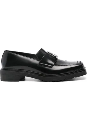 Patrizia Pepe Fly-plaque leather loafers