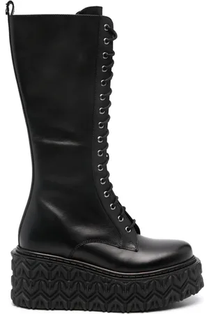Patrizia Pepe Fly-embossed wedge boots
