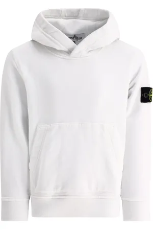 Stone Island Compass-badge cotton hoodie
