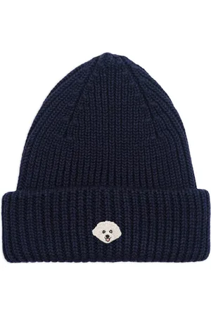 PELO FOUNDATION Dog-appliqué beanie