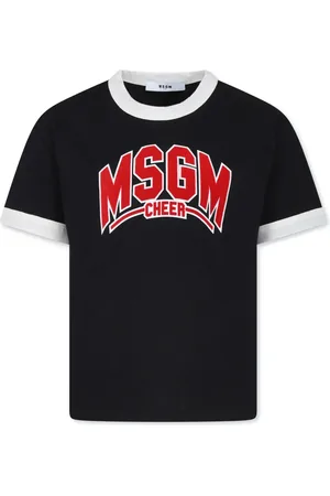 Msgm Logo-appliqué T-shirt