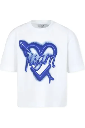 Msgm Logo-print cotton T-shirt