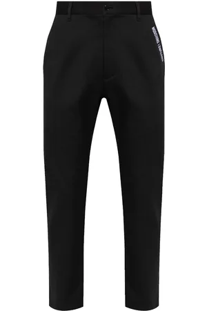 Moschino Logo-embroidered trousers