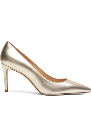 Stuart Weitzman Stuart 50mm metallic pumps