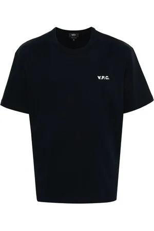 A.P.C. Flocked-logo T-shirt