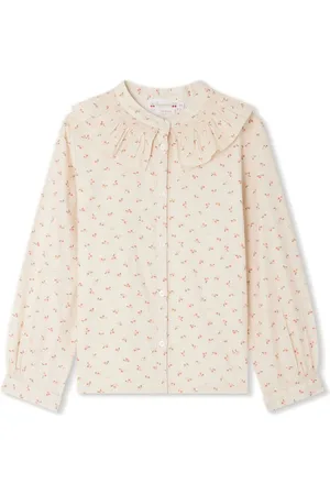 BONPOINT Graphic-print organic cotton shirt