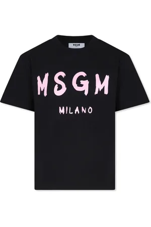Msgm Logo-print cotton T-shirt