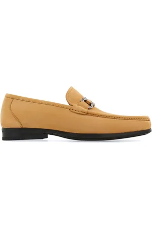 Salvatore Ferragamo Gancini-plaque leather mocassins