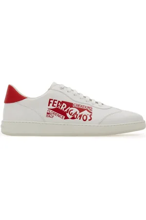 Salvatore Ferragamo Venna-logo leather sneakers