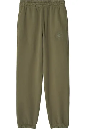 Burberry Equestrian Knight-embroidered track pants
