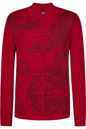 SHANGHAI TANG X Jacky Tsai dragon-jacquard shirt jacket
