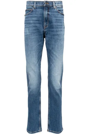 HUGO BOSS Mid-rise slim-fit jean