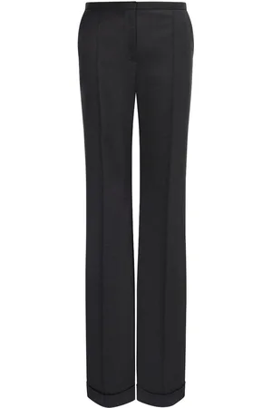 Serafini Pintucked straight-leg trousers
