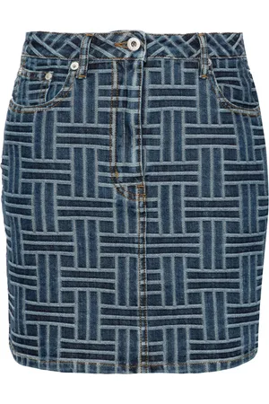 Kenzo Weave mini skirt