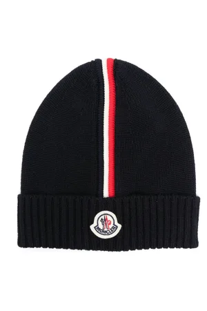 Moncler Logo-appliqué beanie