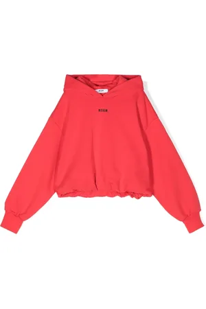 Msgm Logo-embroidered hoodie