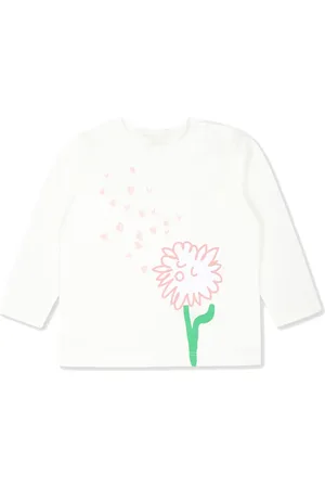 Stella McCartney Floral-print long-sleeve T-shirt