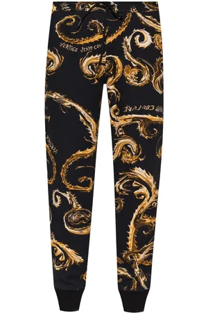 VERSACE Logo print track pants