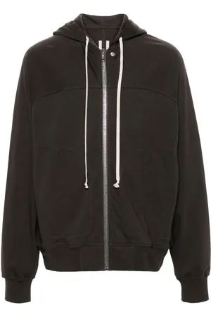 Rick Owens Zip-up organic-cotton hoodie