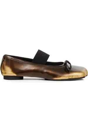 Maison Margiela Atomic leather ballerina shoes