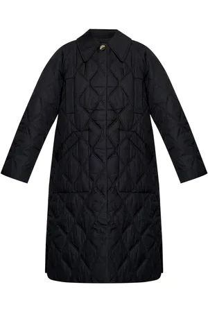 Ganni Single-breasted quilted jacket