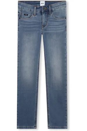HUGO BOSS Low-rise straight-leg jeans