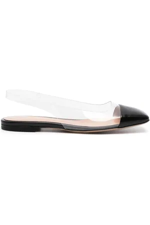 Gianvito Rossi Plexi ballet flats