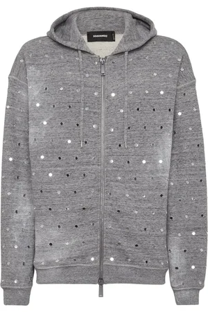 Dsquared2 Zip-up cotton hoodie