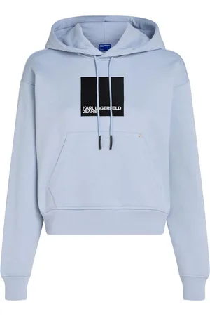 Karl Lagerfeld Box-logo patch hoodie