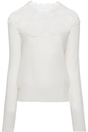ERMANNO SCERVINO Lace-detailed jumper