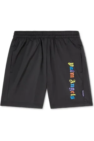 Palm Angels Logo-print swim shorts