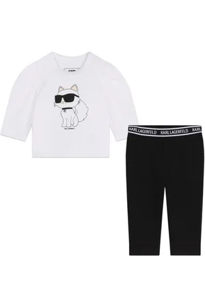 Karl Lagerfeld Cotton t-shirt and leggings set